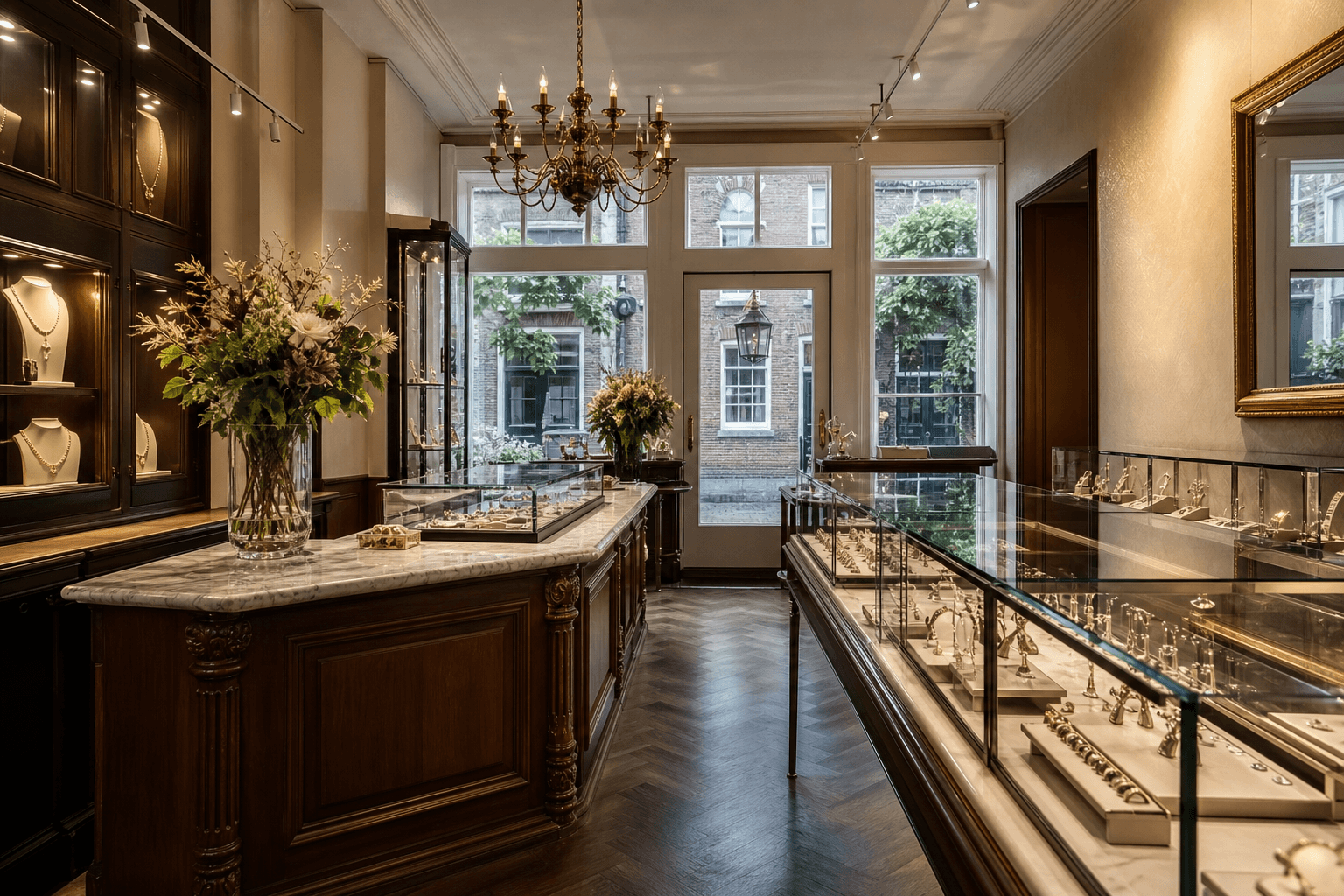 Interieur van Juwelier van Soest in de Turfstraat